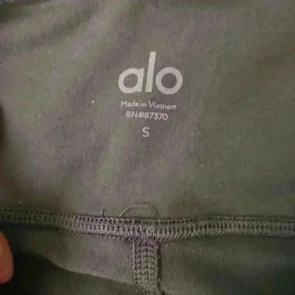 Alo Womens Gray High-Waist Moto Legging S - Picture 10 of 11